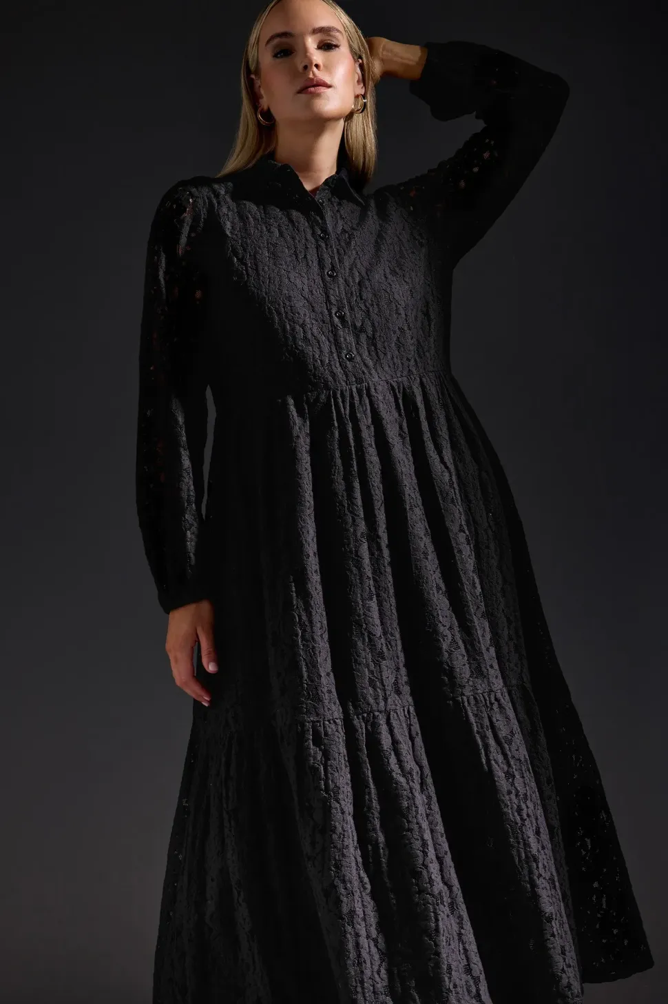Tall Lace Midi Dress