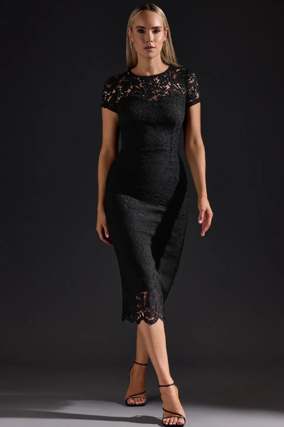 Tall Lace Midi Dress