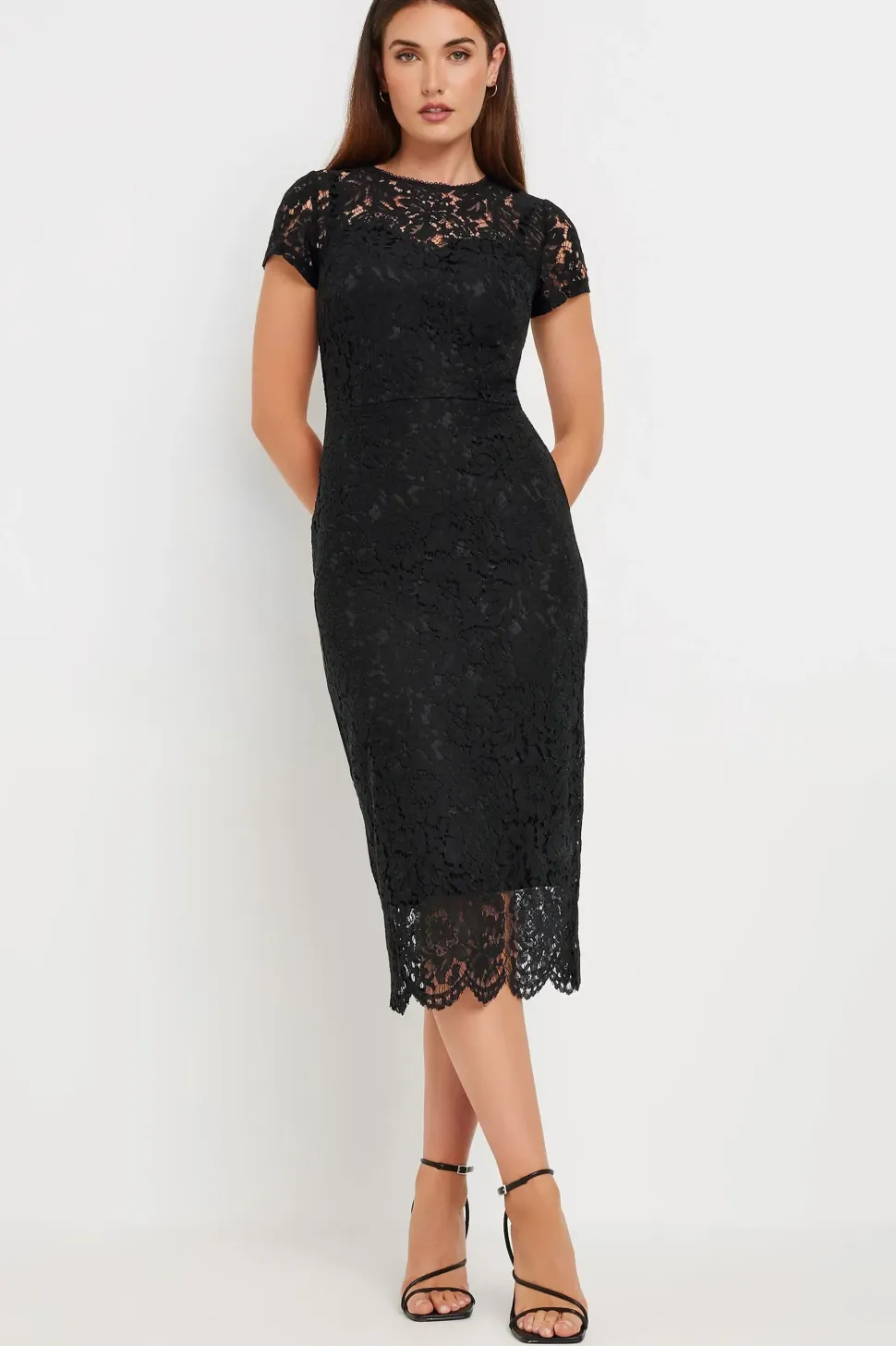 Tall Lace Midi Dress