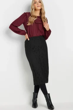 Tall Lace Pencil Skirt