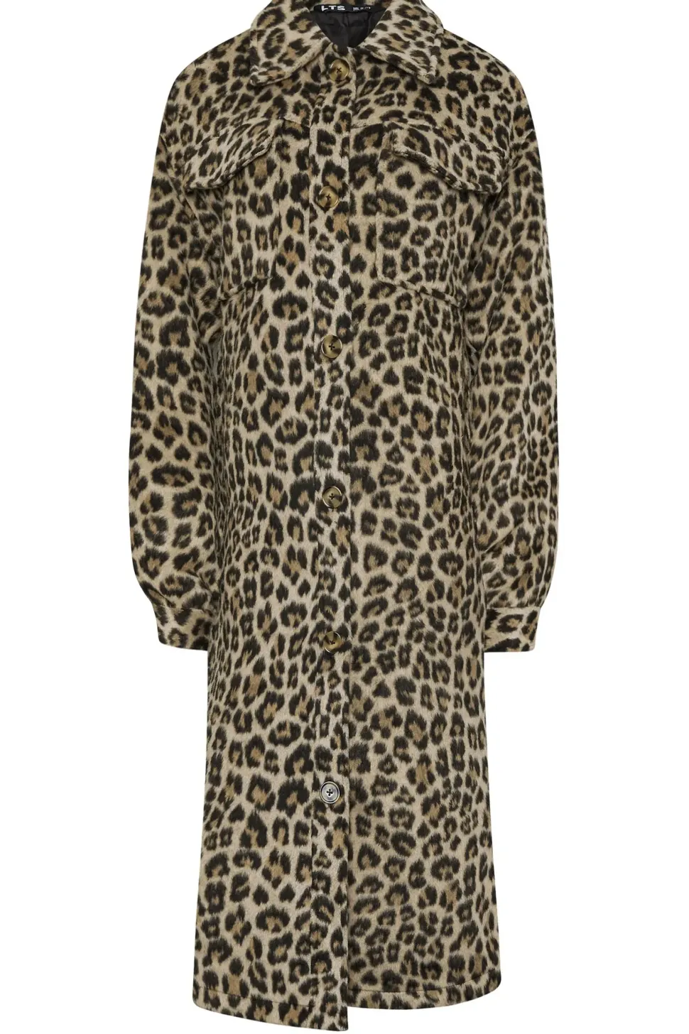 Tall Leopard Print Shacket