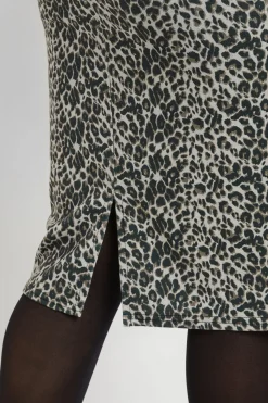 Tall Leopard Print Skirt