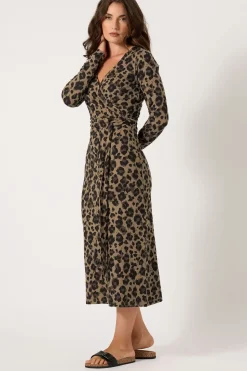 Tall Leopard Wrap Dress