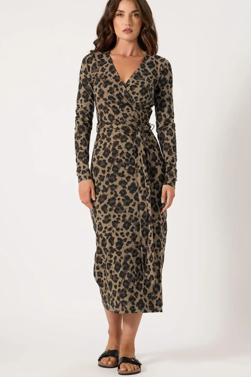 Tall Leopard Wrap Dress