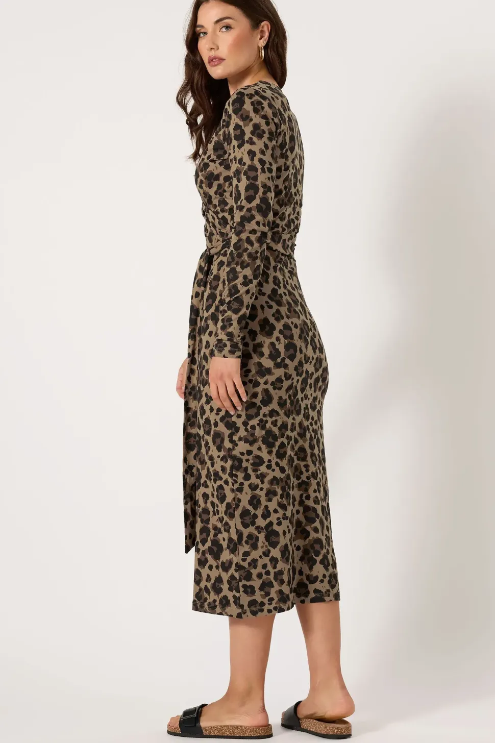 Tall Leopard Wrap Dress