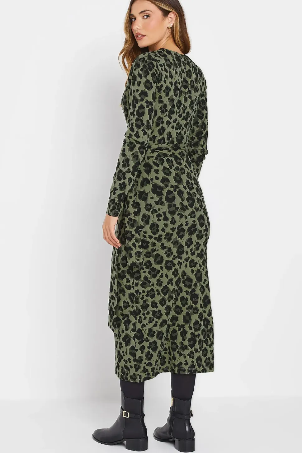 Tall Leopard Wrap Dress