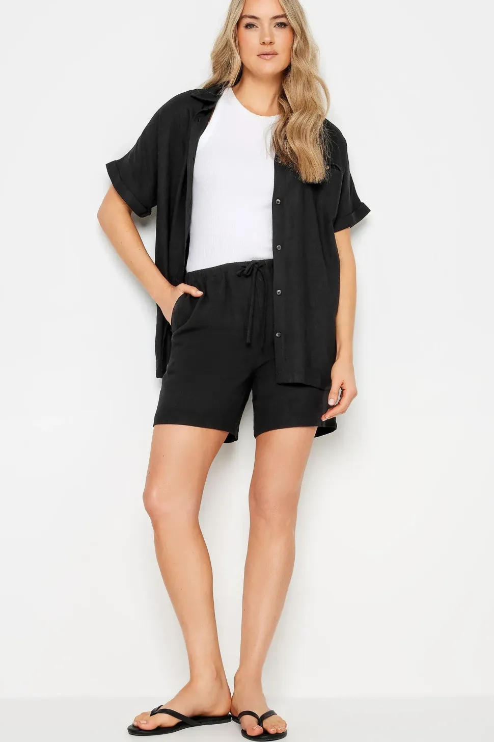 Tall Linen Shorts