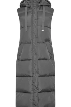 Tall Longline Hooded Gilet