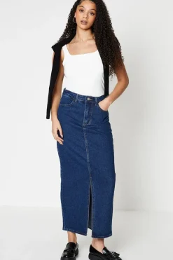 Tall Maxi Denim Skirt