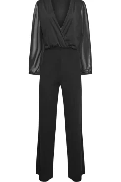 Tall Mesh Sleeve Jumpsuit