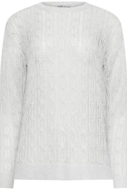 Tall Metallic Crochet Jumper