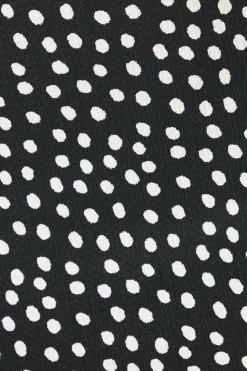 Tall Mono Spot Wrap Mini Dress