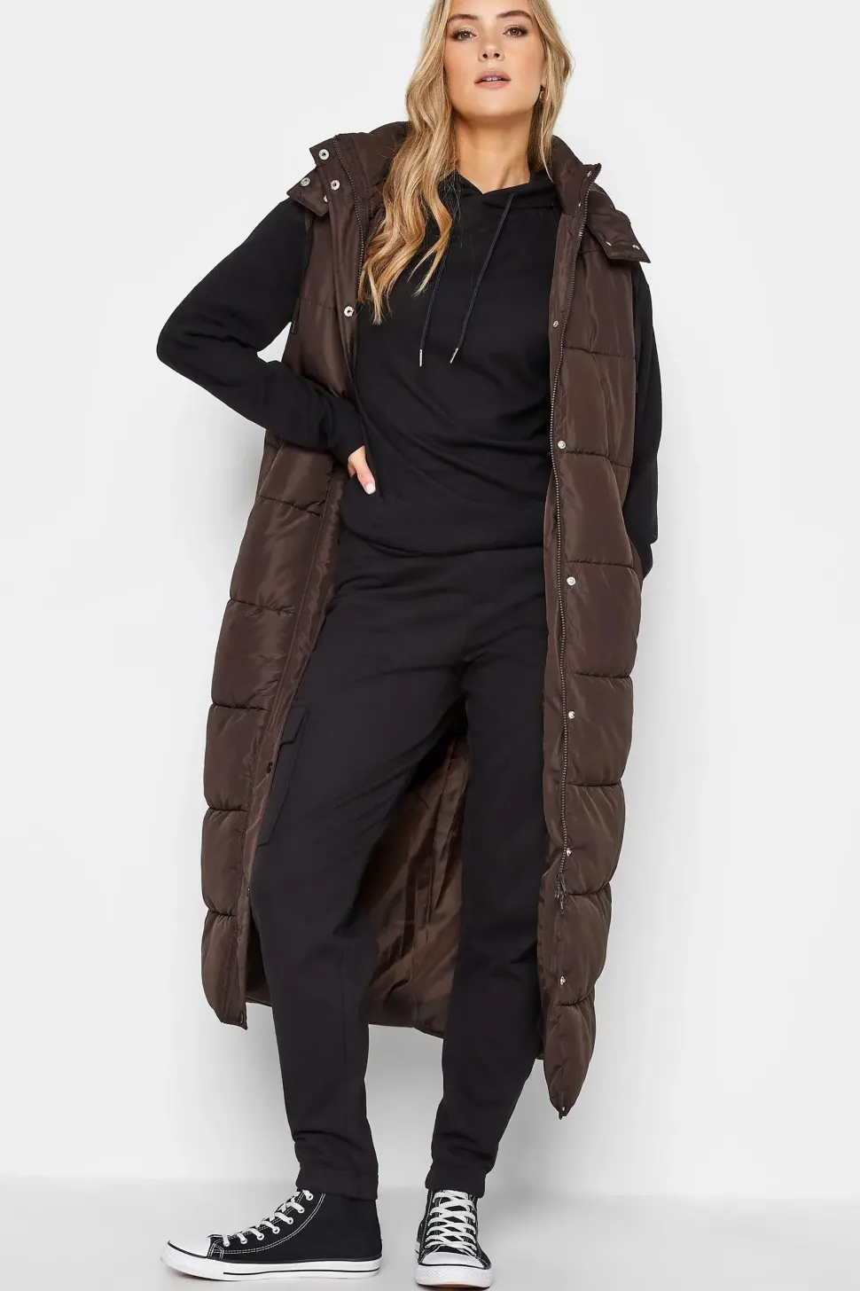 Tall Padded Midaxi Gilet