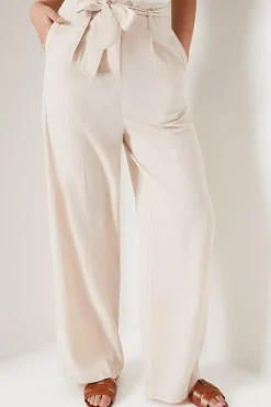 Tall Paperbag Straight Leg Trouser
