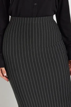Tall Pinstripe Midaxi Skirt
