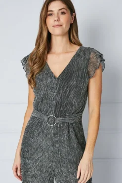Tall Plisse Ring Jumpsuit