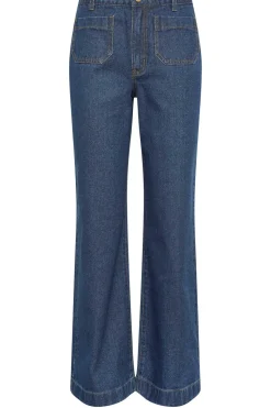 Tall Pocket Detail Wide Leg Jeans