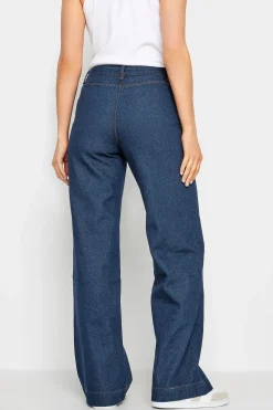 Tall Pocket Detail Wide Leg Jeans