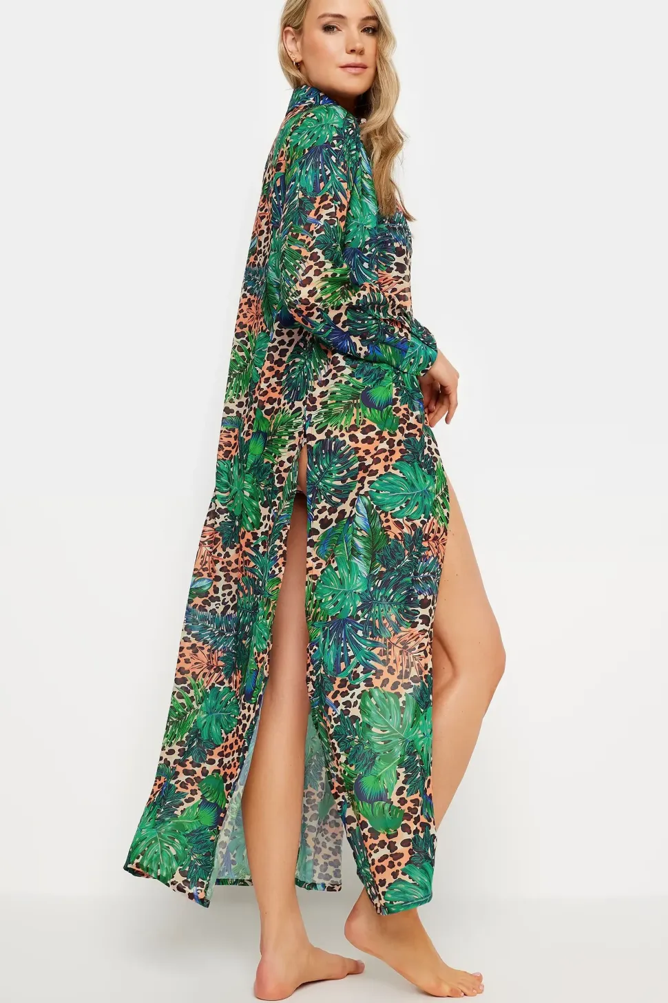 Tall Printed Beach Shirt