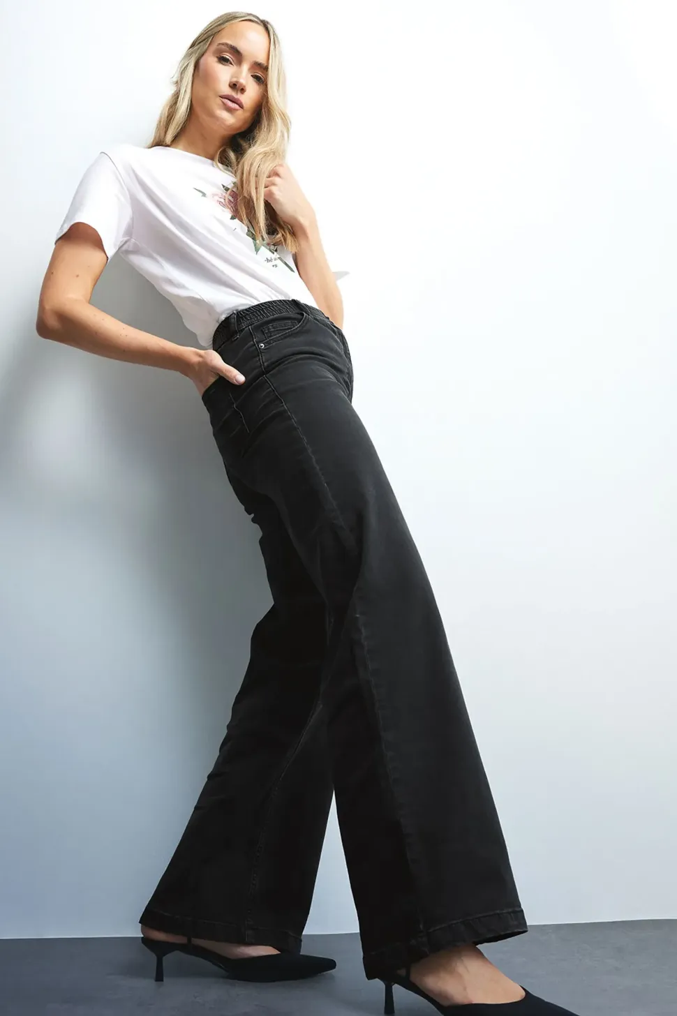 Tall Puddled Jeans