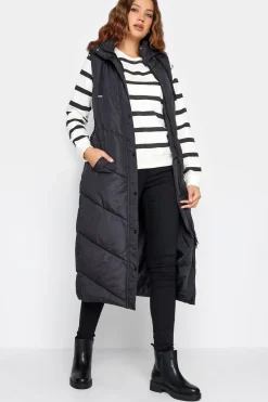 Tall Quilted Longline Gilet