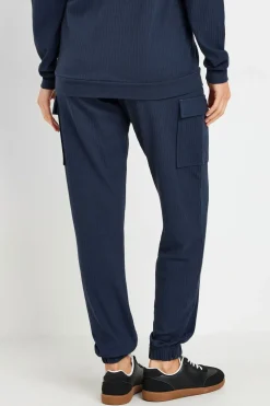Tall Ribbed Cargo Joggers