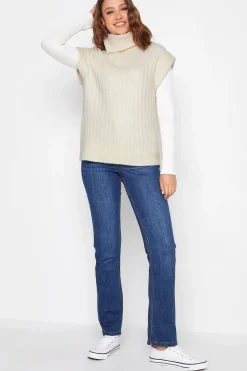 Tall Roll Neck Knitted Top