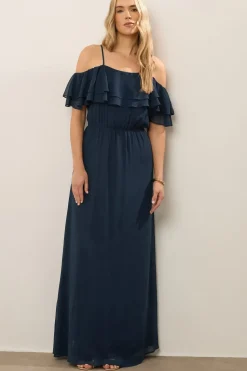 Tall Ruffle Front Maxi Dress