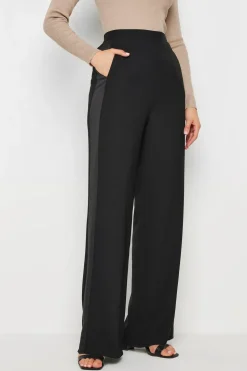 Tall Satin Side Stripe Trousers