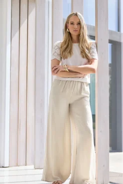 Tall Satin Wide Leg Trousers