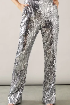 Tall Sequin Kickflare Trouser
