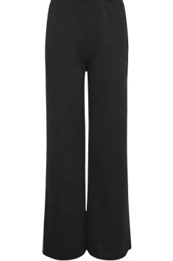 Tall Side Pipe Detail Wide Leg Trousers