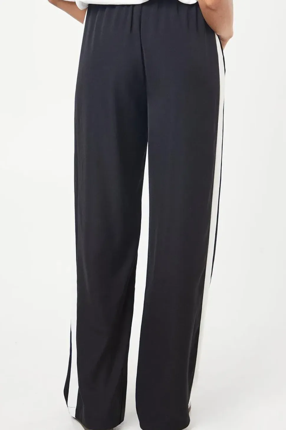 Tall Side Stripe Pull On Wide Leg Trouser