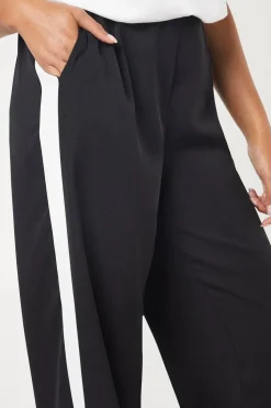 Tall Side Stripe Pull On Wide Leg Trouser