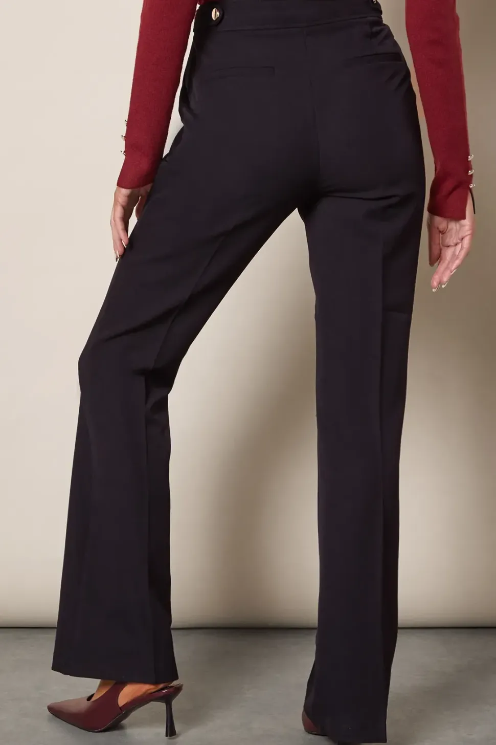Tall Smart Bootcut Leg Trouser