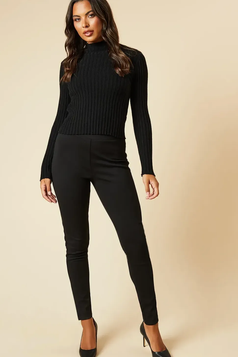 Tall Split Detail Ponte Trouser
