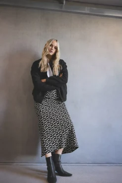 Tall Spotted Midaxi Skirt