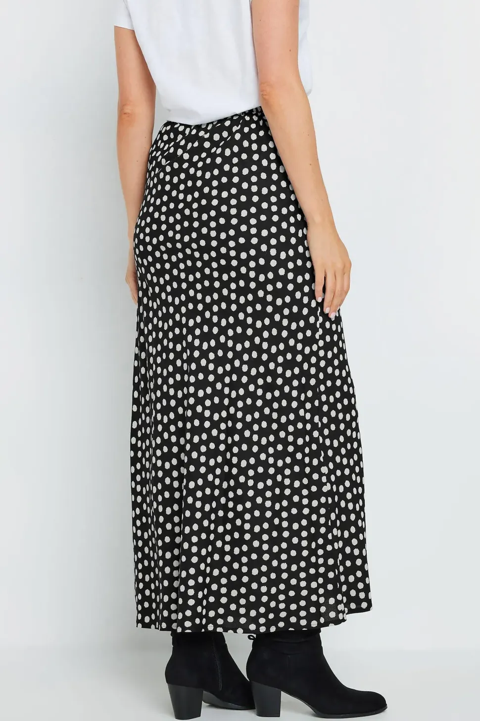 Tall Spotted Midaxi Skirt