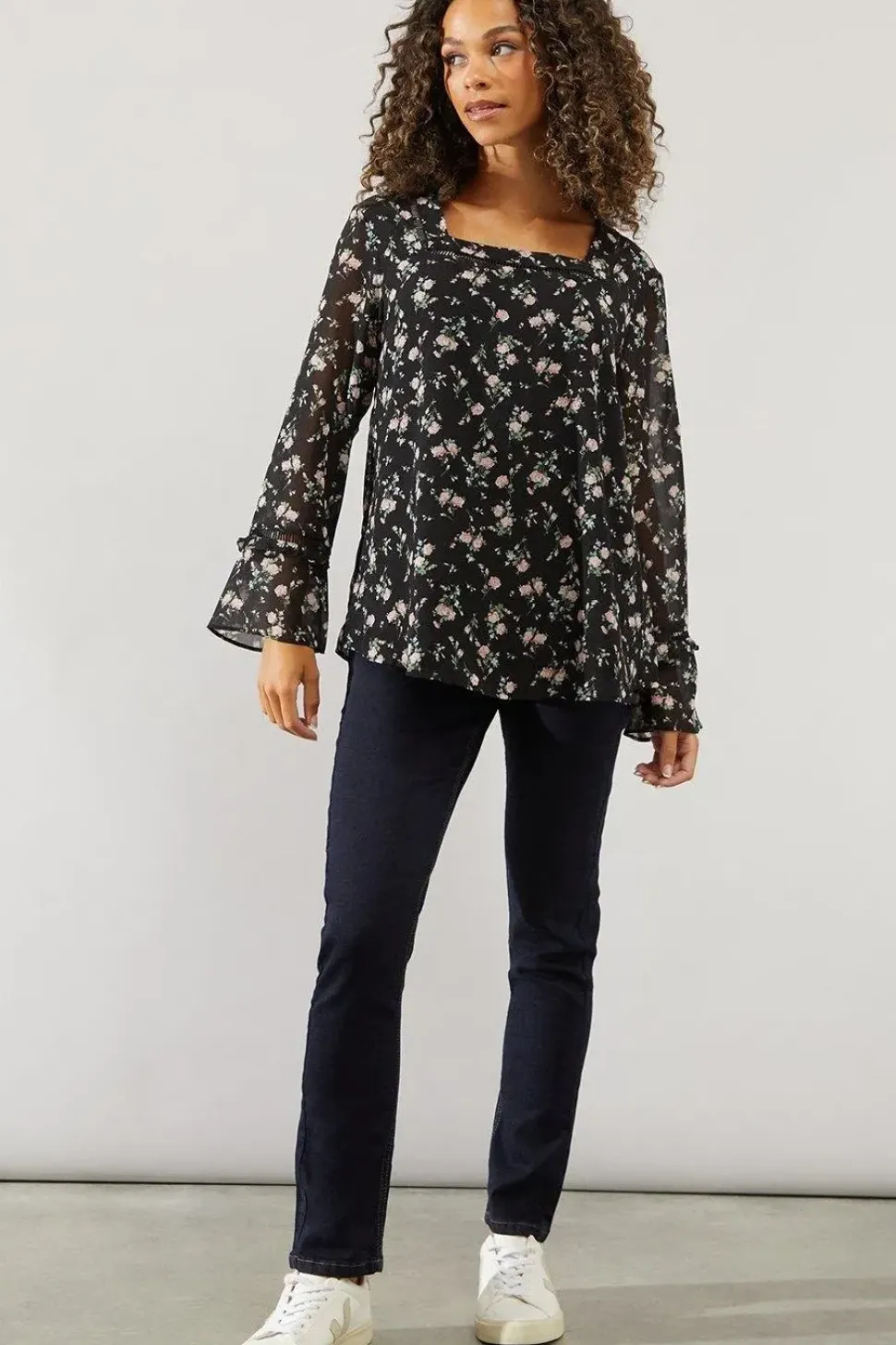 Tall Square Neck Blouse