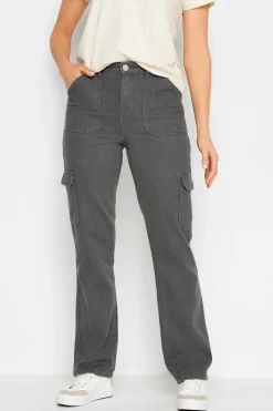 Tall Straight Leg Cargo Jeans