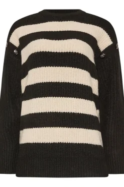 Tall Striped Button Jumper