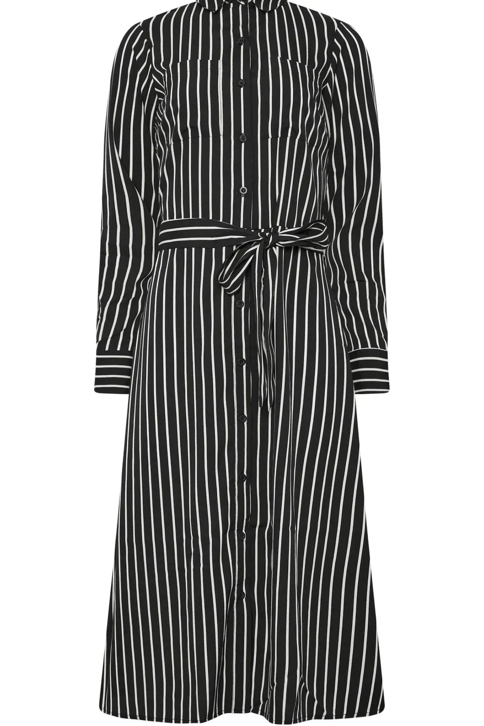 Tall Striped Shirt Dress