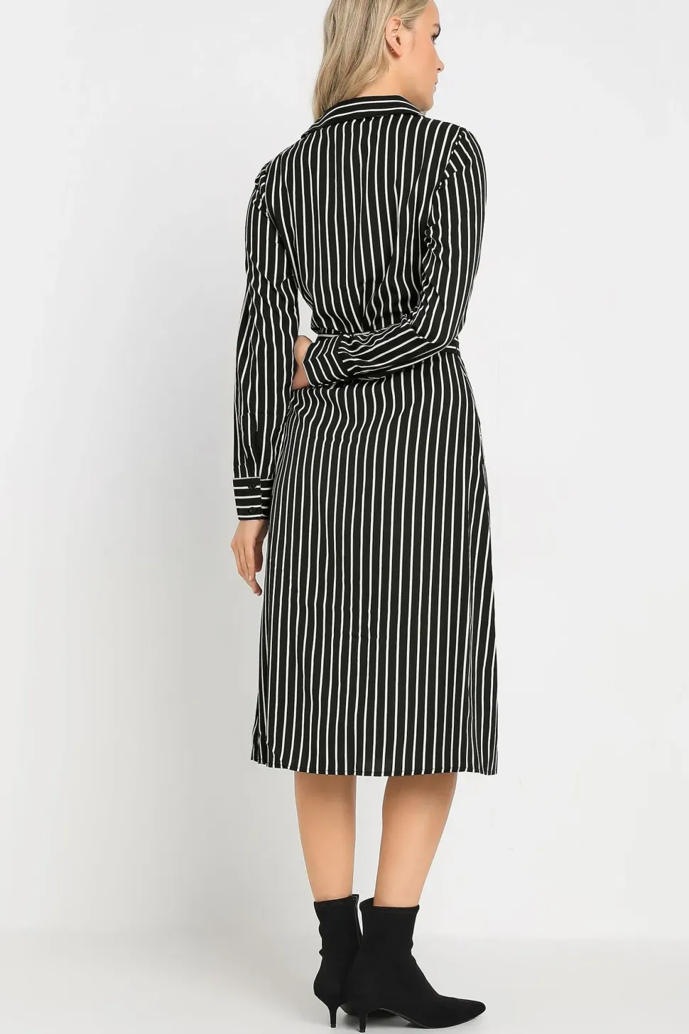 Tall Striped Shirt Dress