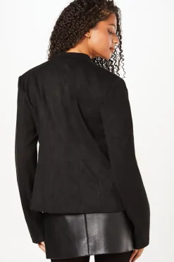 Tall Suedette Short Coat