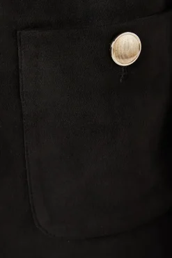 Tall Suedette Short Coat