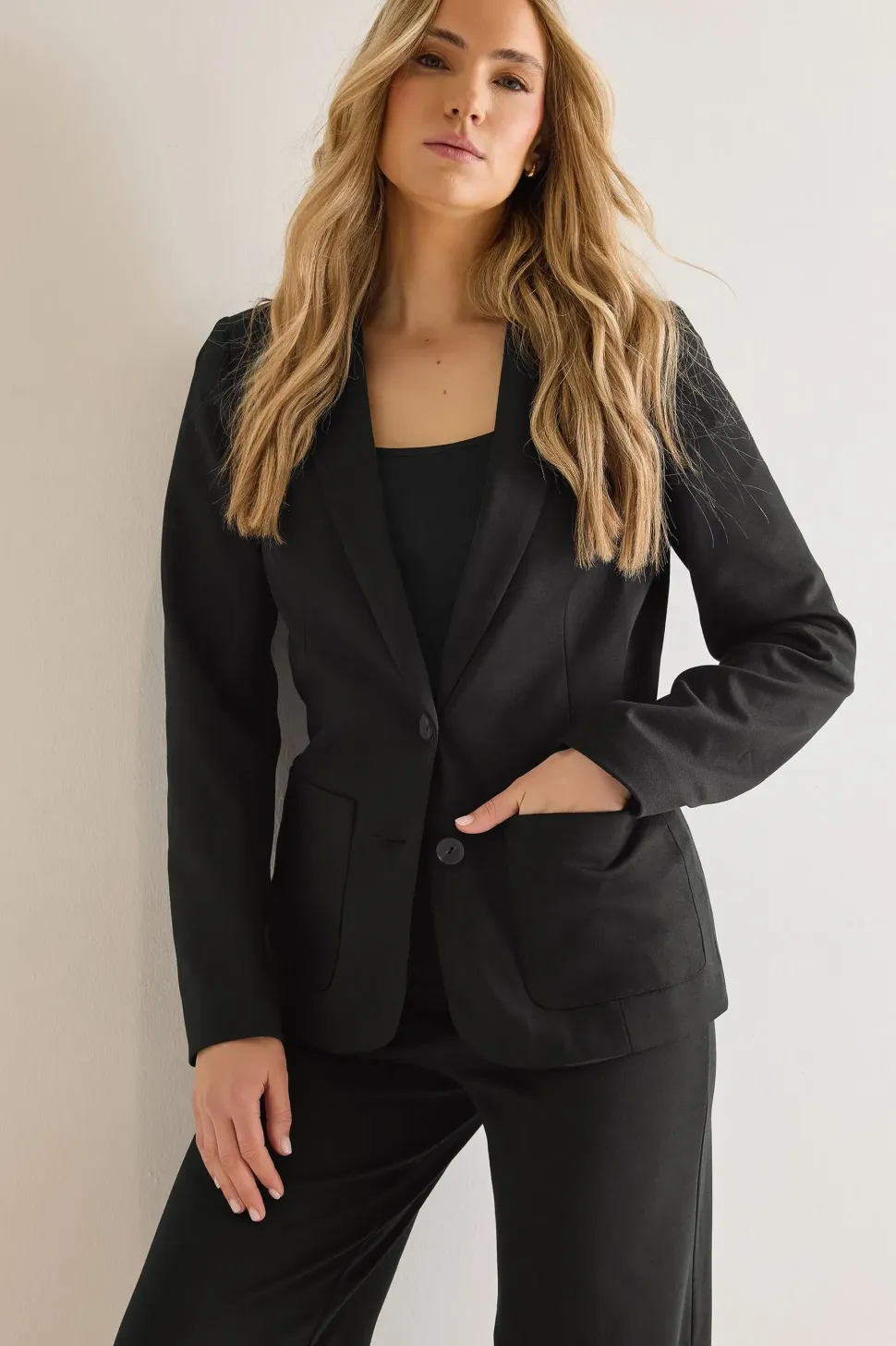 Tall Tailored Button Blazer