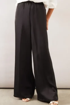 Tall Tie Detail Wide Leg Trousers