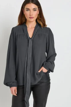Tall Tie Neck Blouse