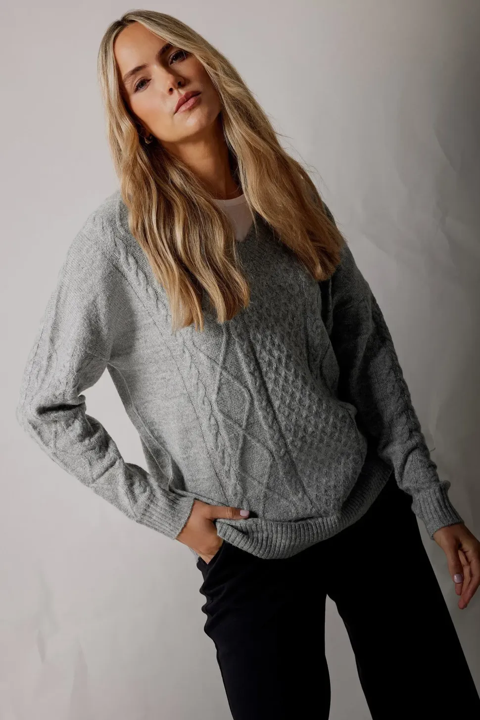 Tall V-Neck Jumper