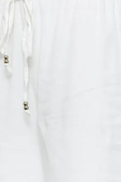 Tall Wide Leg Cotton Trousers